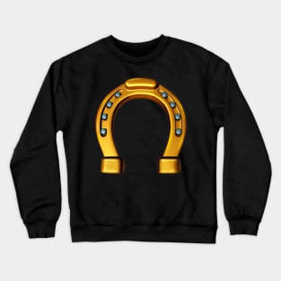 Lucky Golden Horseshoe Crewneck Sweatshirt